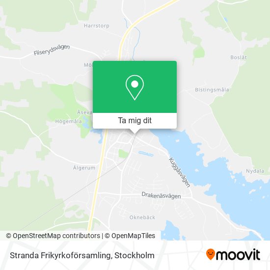 Stranda Frikyrkoförsamling karta