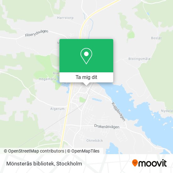 Mönsterås bibliotek karta