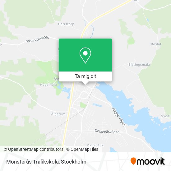 Mönsterås Trafikskola karta