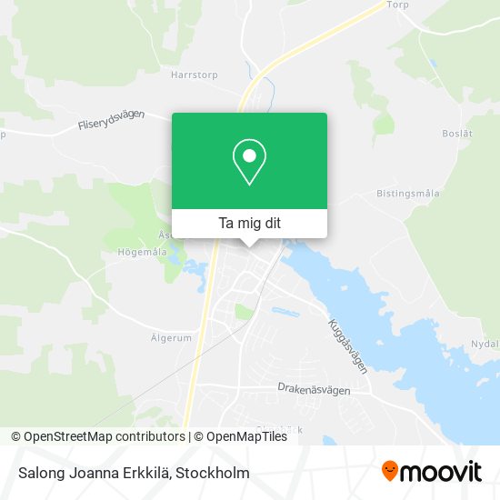 Salong Joanna Erkkilä karta