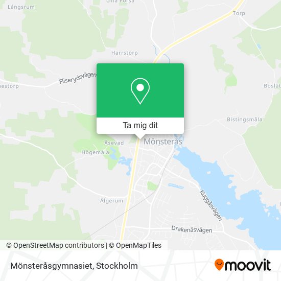 Mönsteråsgymnasiet karta