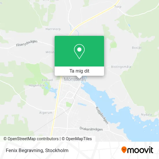 Fenix Begravning karta