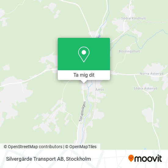 Silvergärde Transport AB karta