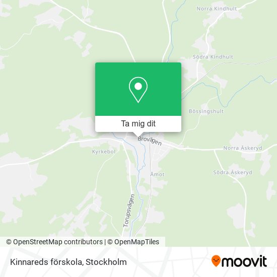 Kinnareds förskola karta