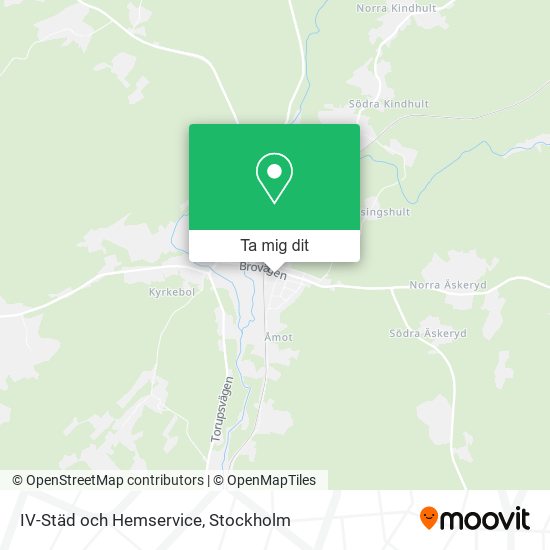 IV-Städ och Hemservice karta