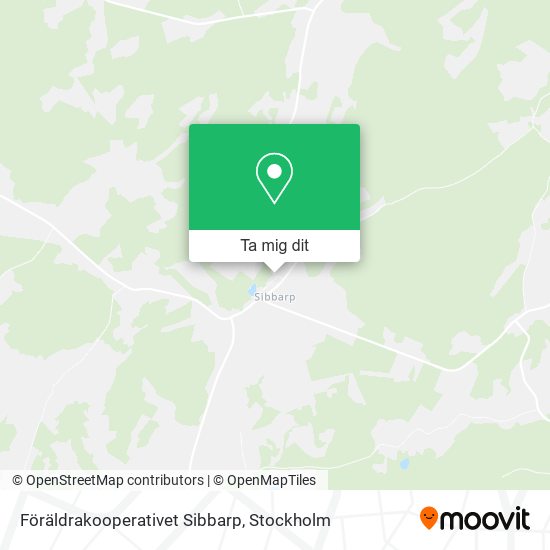 Föräldrakooperativet Sibbarp karta