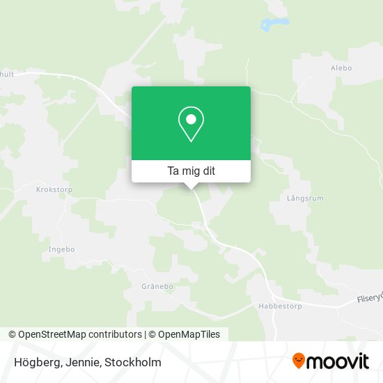 Högberg, Jennie karta