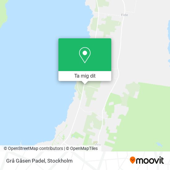 Grå Gåsen Padel karta