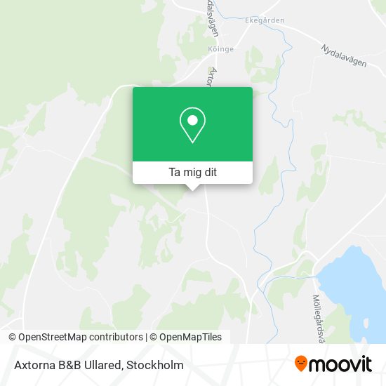 Axtorna B&B Ullared karta
