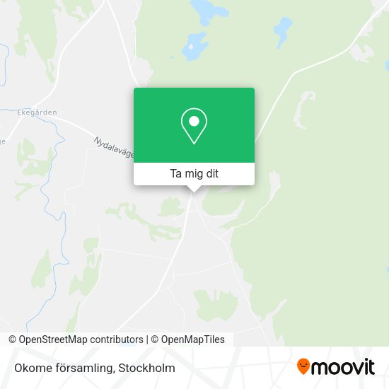 Okome församling karta