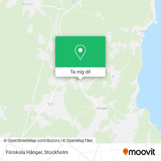 Förskola Hånger karta