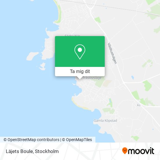 Läjets Boule karta