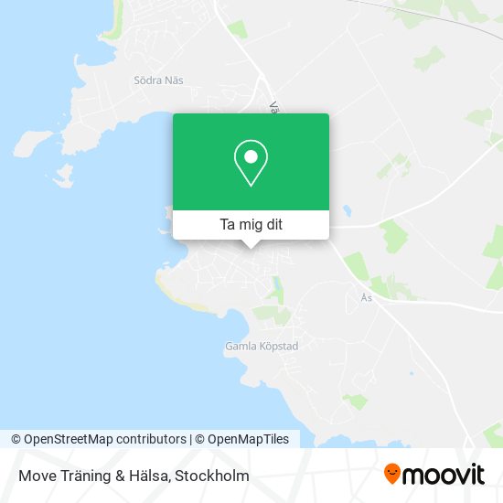 Move Träning & Hälsa karta