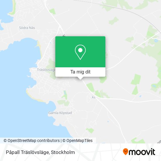 Påpall Träslövsläge karta