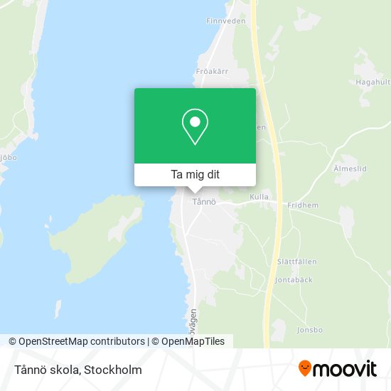 Tånnö skola karta