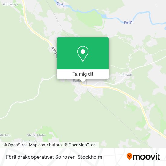Föräldrakooperativet Solrosen karta