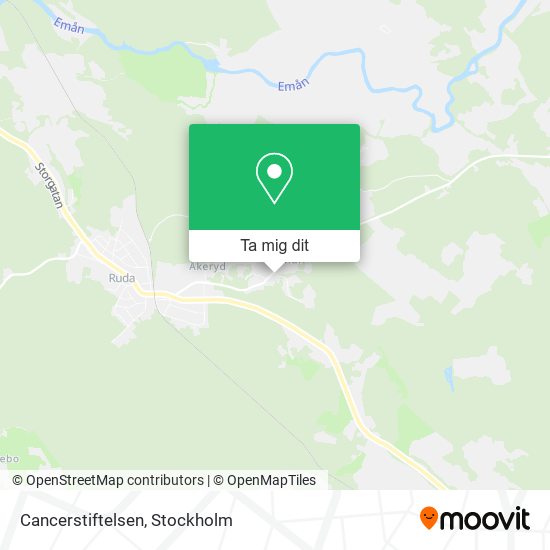 Cancerstiftelsen karta