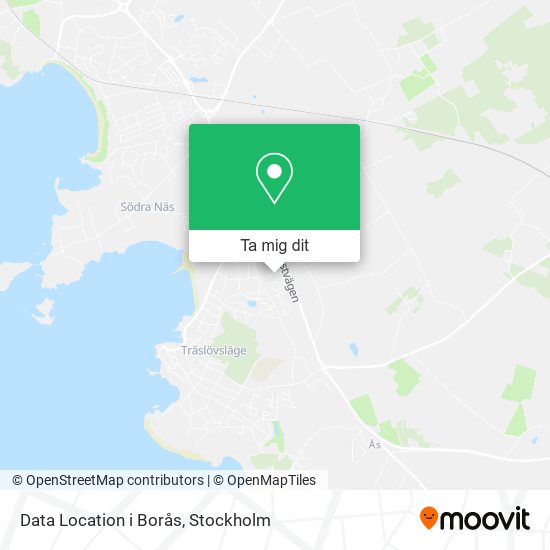 Data Location i Borås karta