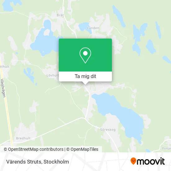 Värends Struts karta