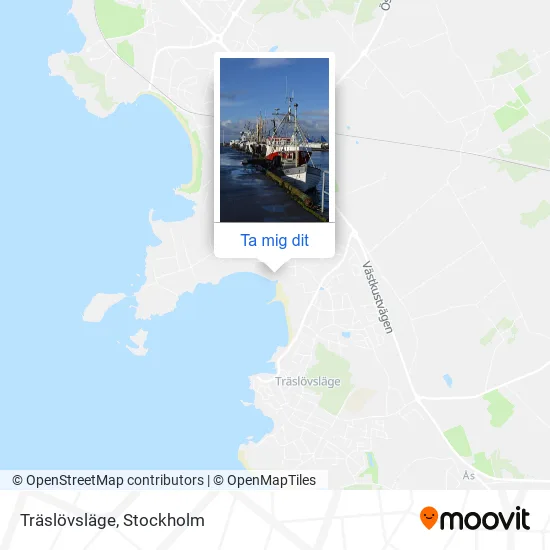 Träslövsläge karta