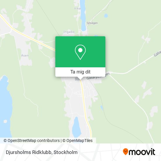 Djursholms Ridklubb karta