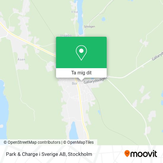 Park & Charge i Sverige AB karta