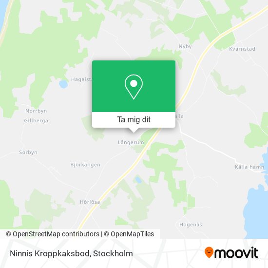 Ninnis Kroppkaksbod karta