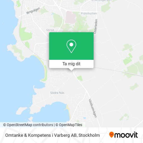 Omtanke & Kompetens i Varberg AB karta