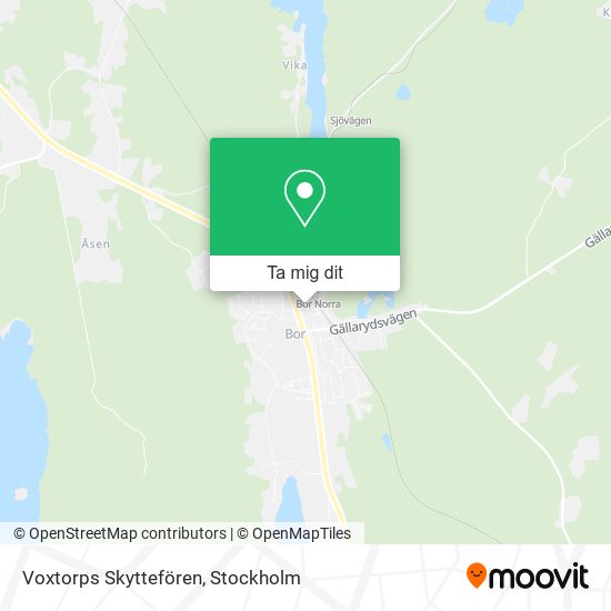 Voxtorps Skyttefören karta