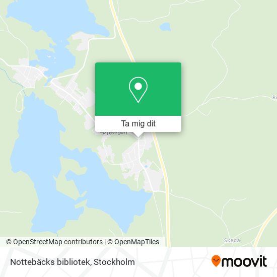 Nottebäcks bibliotek karta