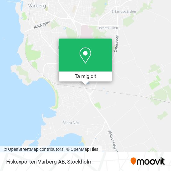 Fiskexporten Varberg AB karta