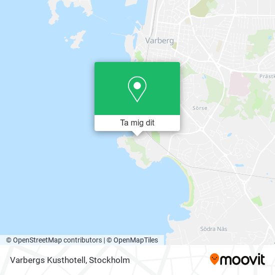 Varbergs Kusthotell karta