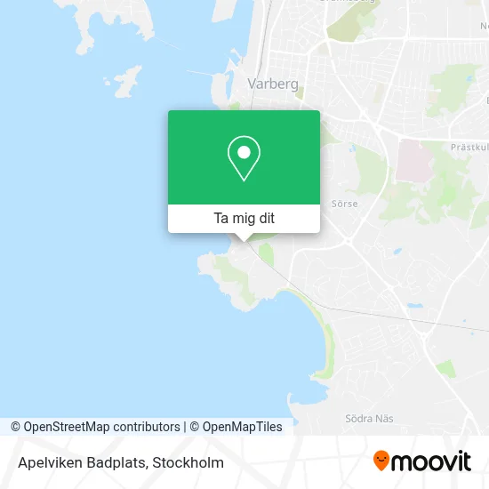 Apelviken Badplats karta