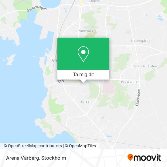 Arena Varberg karta