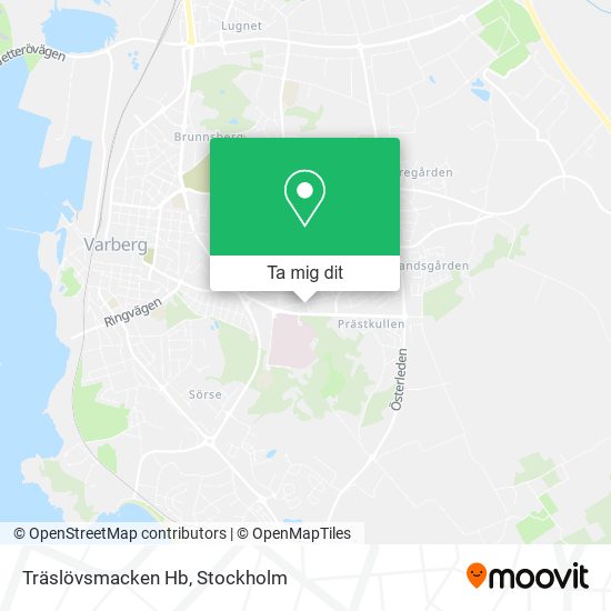 Träslövsmacken Hb karta