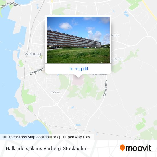 Hallands sjukhus Varberg karta