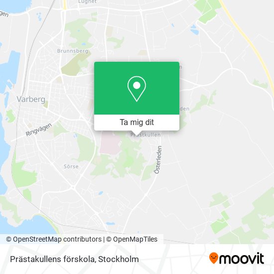 Prästakullens förskola karta
