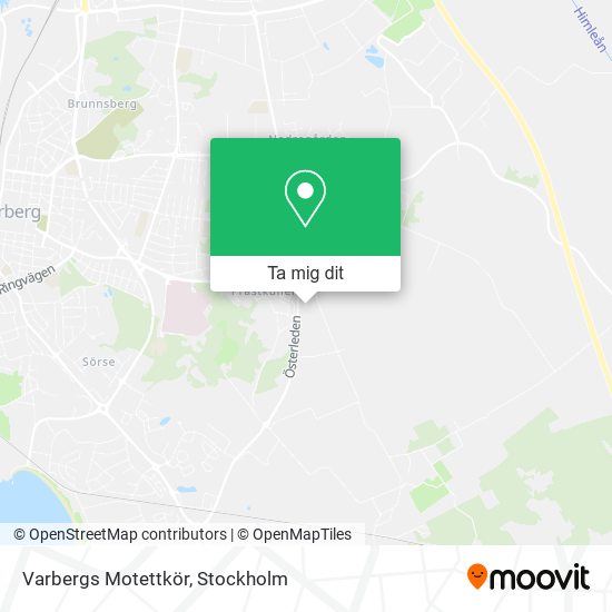 Varbergs Motettkör karta