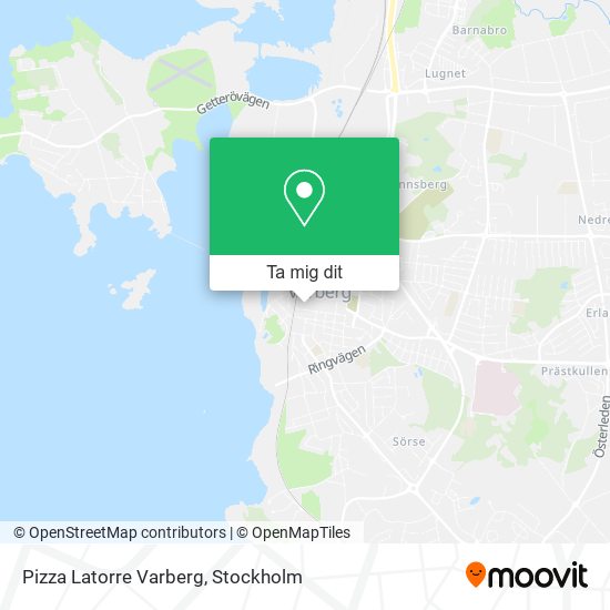 Pizza Latorre Varberg karta