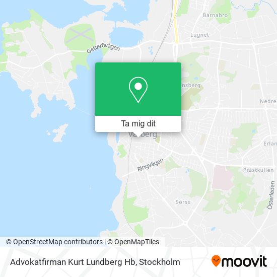 Advokatfirman Kurt Lundberg Hb karta