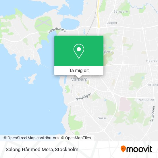 Salong Hår med Mera karta