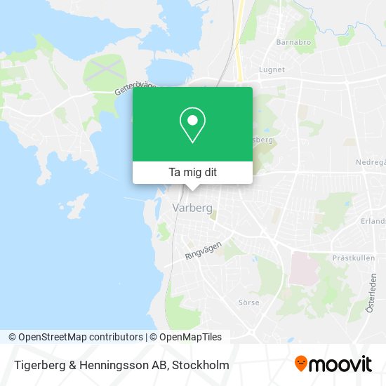 Tigerberg & Henningsson AB karta