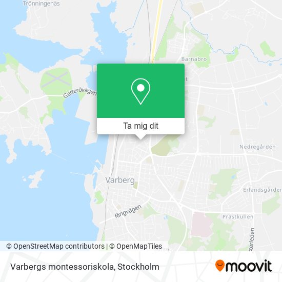 Varbergs montessoriskola karta