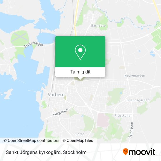 Sankt Jörgens kyrkogård karta