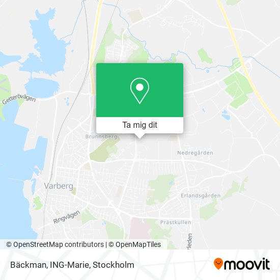 Bäckman, ING-Marie karta