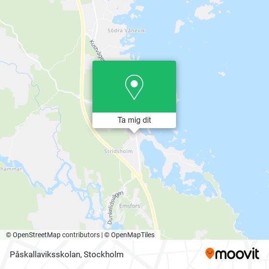 Påskallaviksskolan karta