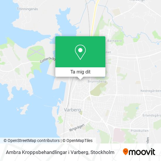 Ambra Kroppsbehandlingar i Varberg karta