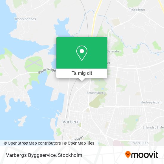 Varbergs Byggservice karta