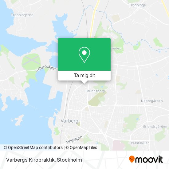 Varbergs Kiropraktik karta