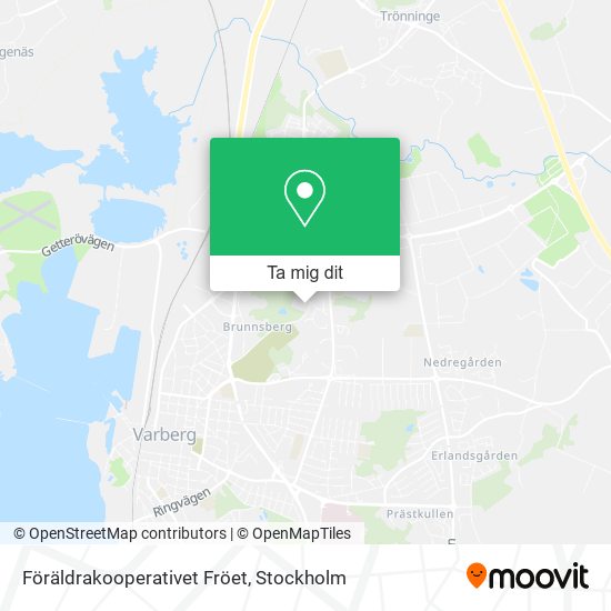 Föräldrakooperativet Fröet karta